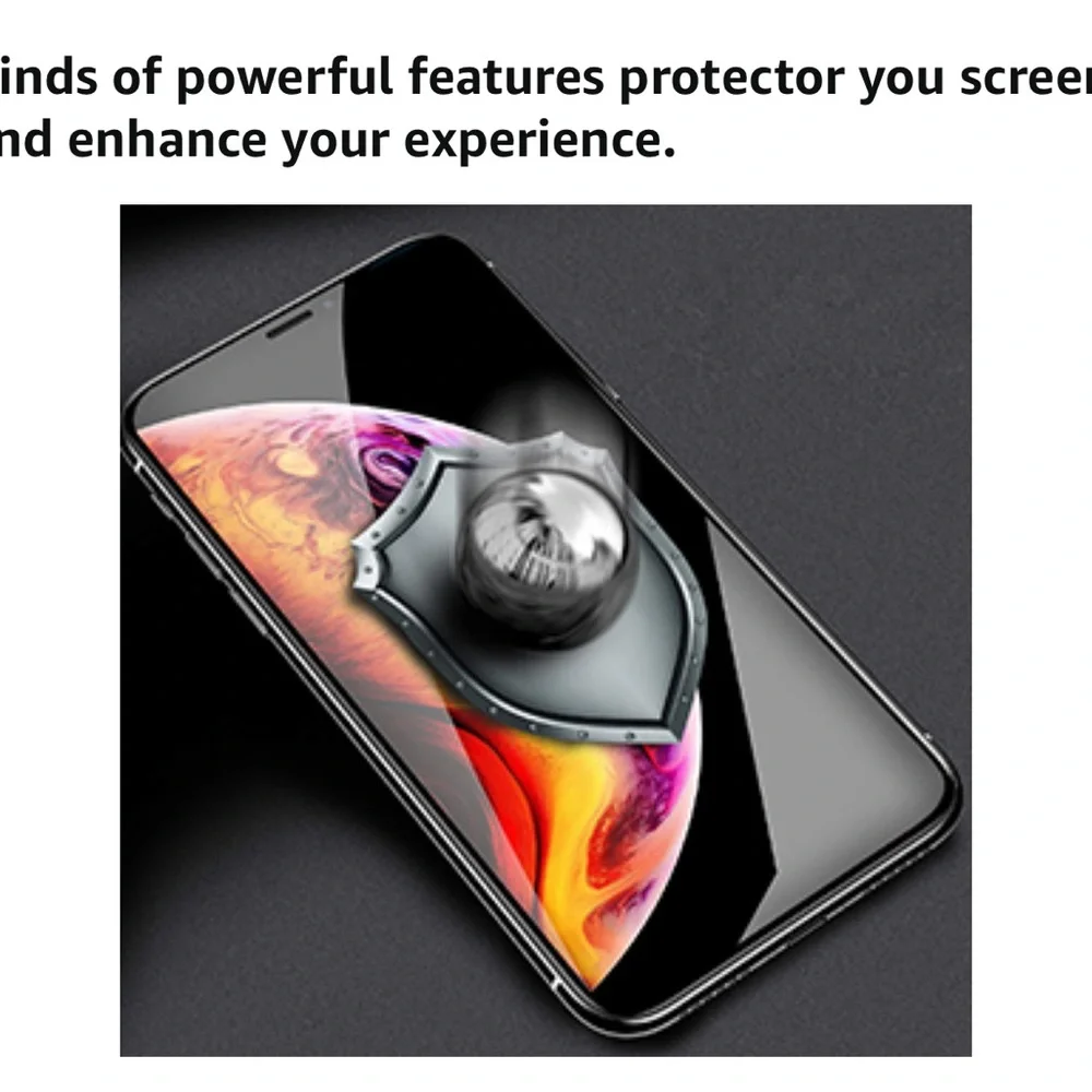 Privacy Screen Protector for Apple iPhone 11 - Black